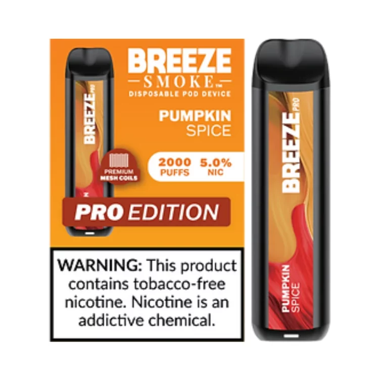 Breeze Pro 2000 Puffs Pumpkin Spice