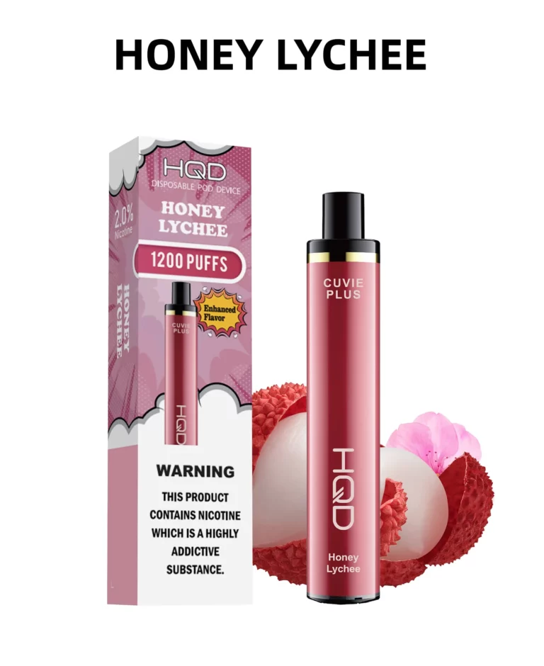 HQD Cuvie Plus 1200 Puffs Honey Lychee