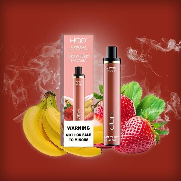 HQD Cuvie Plus 1200 Puffs Strawberry Banana