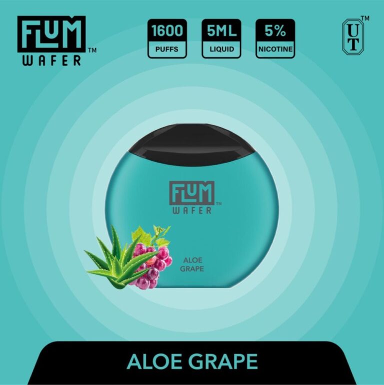 Flum Wafer 1600 Puffs Aloe Grape