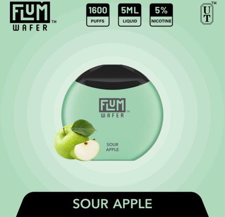 Flum Wafer 1600 Puffs Sour Apple