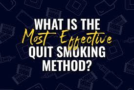 What Is The Most Effective Quit Smoking Method?